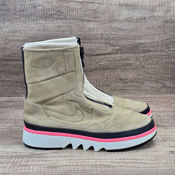 Nike Air Jordan 1 Jester XX Utility Pack Women's Sz 8.5 Beige Cream Boot Sneaker - Picture 1 of 9